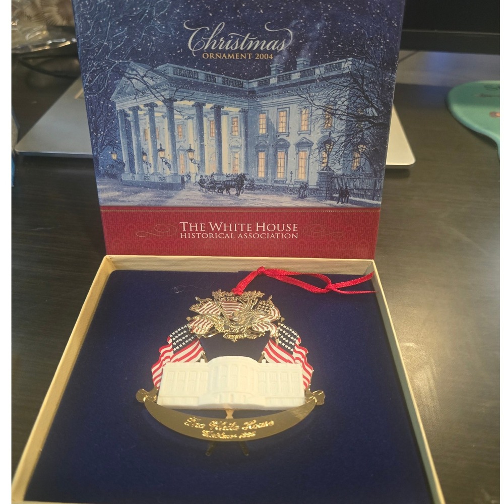 White House Historical Association 1995 Christmas Ornament 200th Anniversary